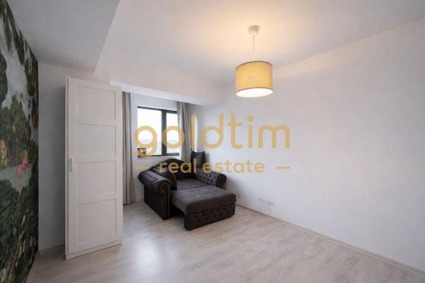 Apartament cu 3 camere semidecomandat, mobilat în Pipera