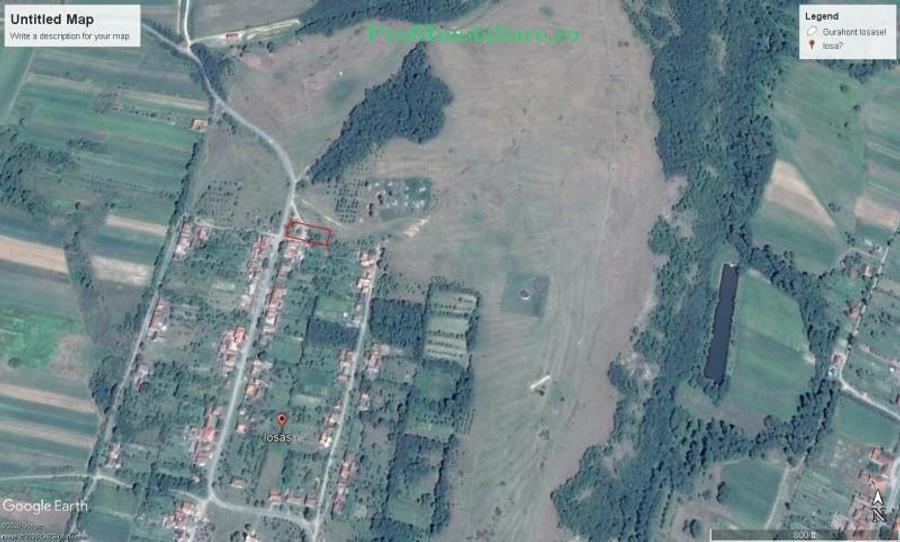 Teren Construcții intravilan de 1080 mp, în Gurahonț