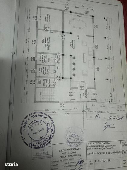Casă cu 10 camere cu Teren 1100 Mp în Central