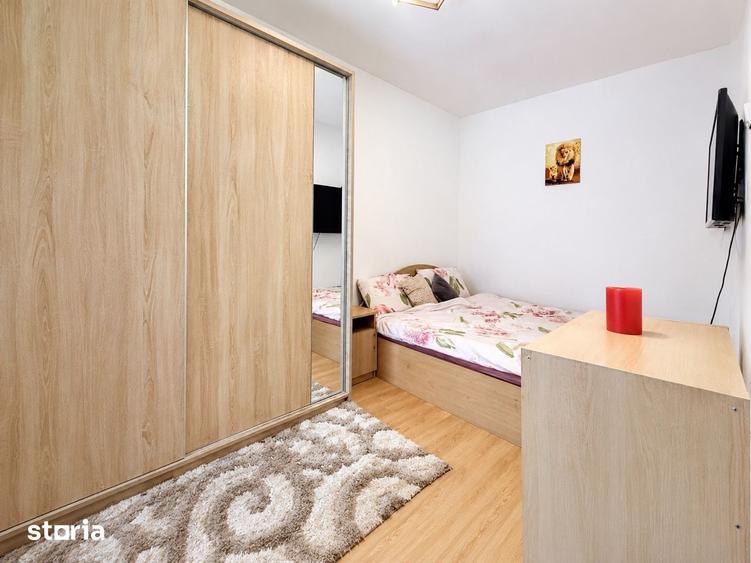 Apartament cu 2 camere nedecomandat, mobilat în Fratelia