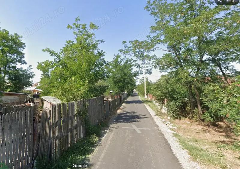 Teren de 1200 mp, în Fusea