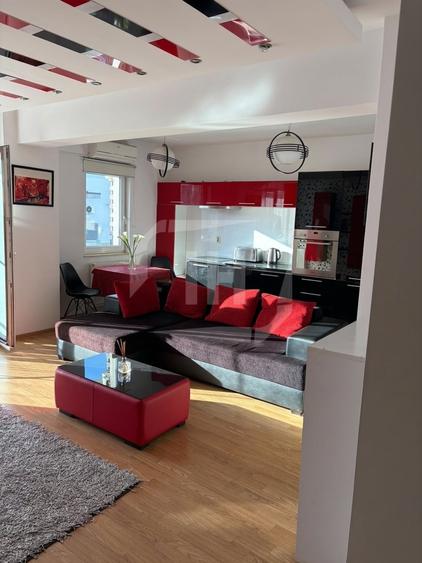 Apartament cu 2 camere semidecomandat, mobilat în Bună Ziua