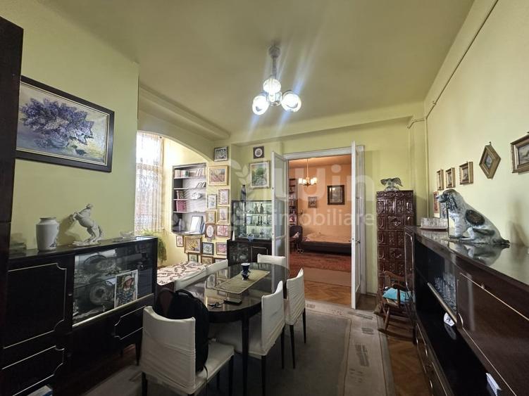 Apartament cu 3 camere semidecomandat, mobilat în Central