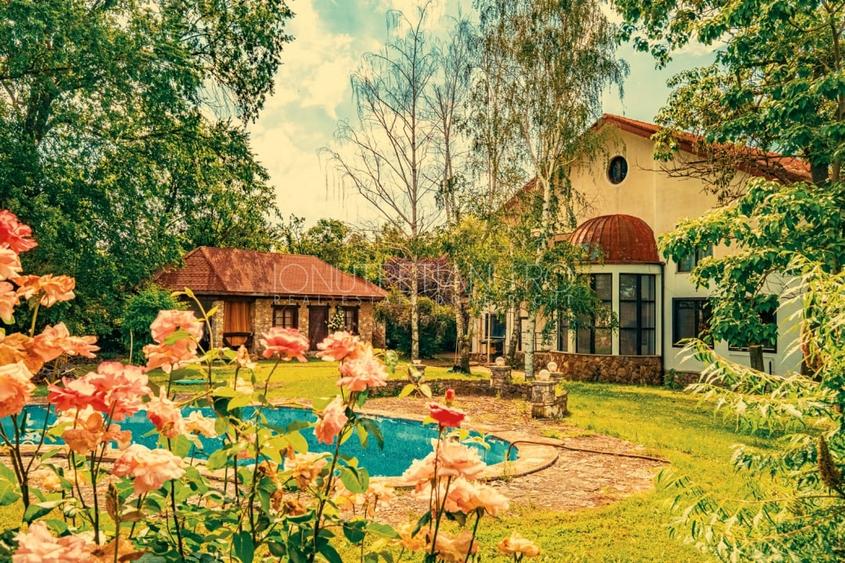 Casă individuală cu 7 camere cu Teren 4000 Mp în Izvorani