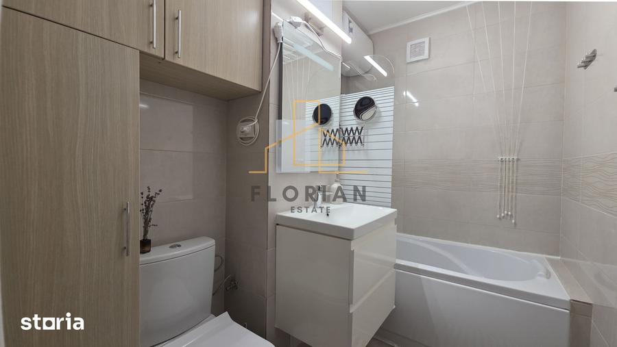 Apartament cu 2 camere semidecomandat, mobilat în Girocului