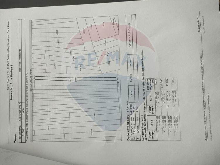Teren agricol extravilan de 1668 mp, în Gura Râului