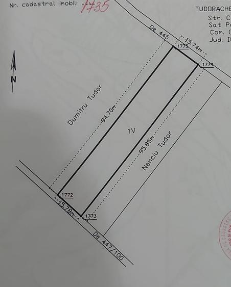 Teren Construcții intravilan de 1434 mp, în Cernica