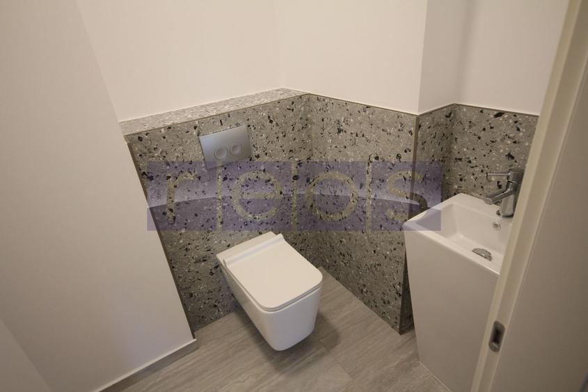 Penthouse cu 3 camere semidecomandat, mobilat în Băneasa