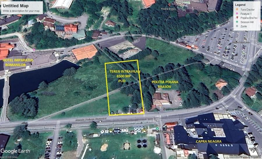 Teren Construcții intravilan de 6500 mp, în Poiana Brașov