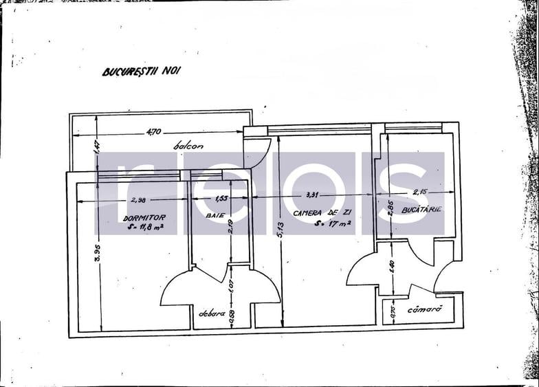 Apartament cu 2 camere în Jiului
