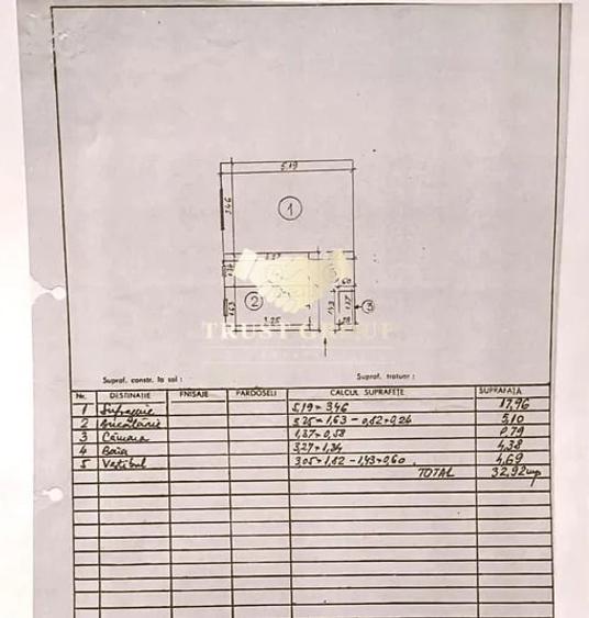 Garsonieră decomandată în Drumul Taberei
