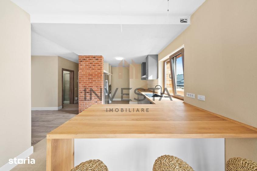 Apartament cu 3 camere semidecomandat în Borhanci