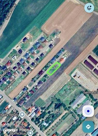 Teren de 1000 mp, în Rediu
