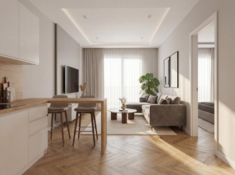 Apartament cu 2 camere decomandat în Chiajna — fotografia 1