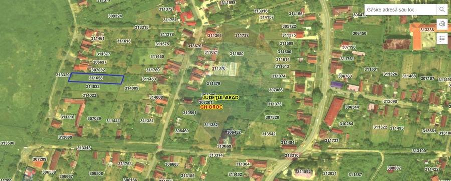 Teren Construcții intravilan de 1047 mp, în Miniș