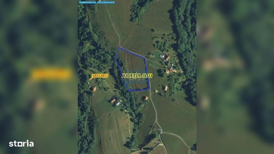 Teren EXTRAVILAN TURISTIC 8.355 mp, Vladeasa, Visagu, jud. Cluj. - 2