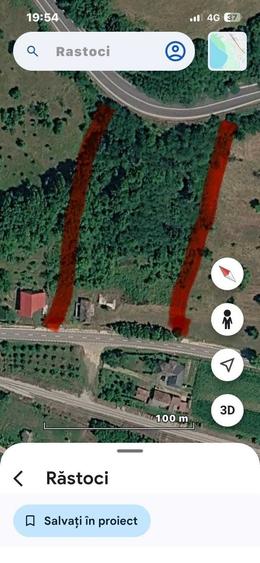 Teren de 11000 mp, în Răstoci