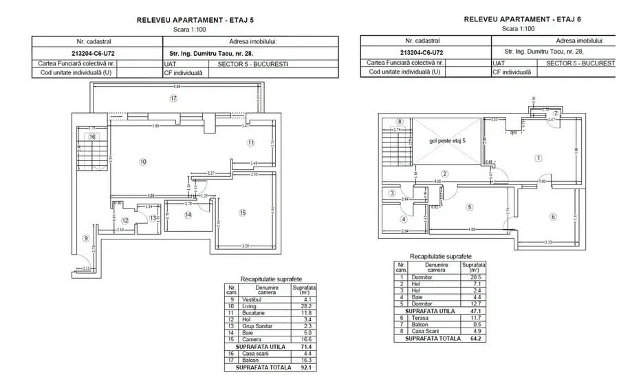 Apartament cu 4 camere decomandat în Parcul Carol