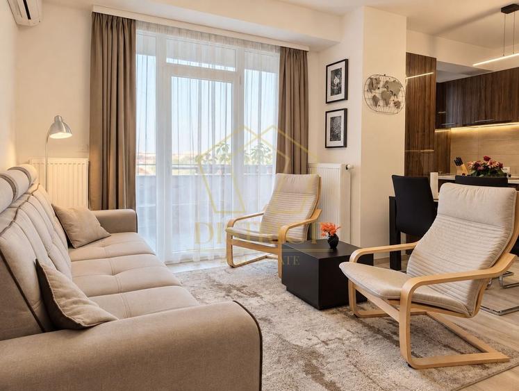 Apartament cu 3 camere semidecomandat, mobilat în Girocului