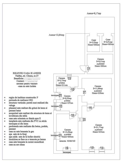 Casă individuală cu 3 camere cu Teren 755 Mp în Nădlac