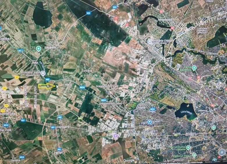 Teren Construcții intravilan de 6740 mp, în Dragomirești-Deal