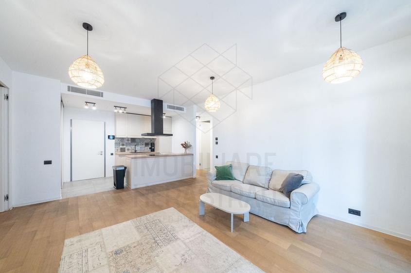 Apartament cu 3 camere decomandat, mobilat în Herăstrău