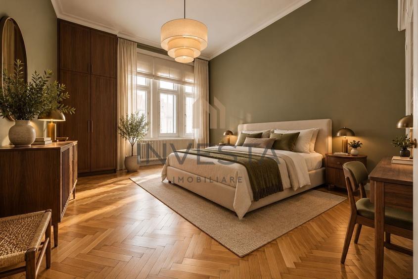 Apartament cu 2 camere semidecomandat, mobilat în Central