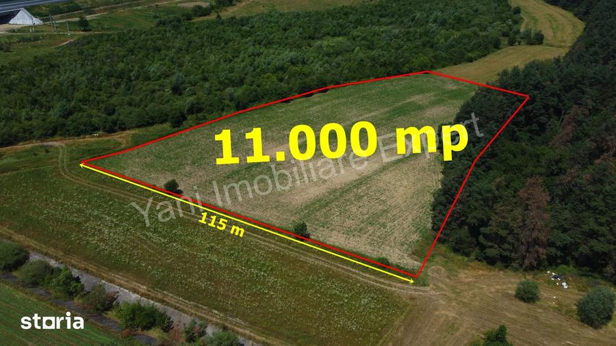 Teren de 11000 mp, în Băiculești