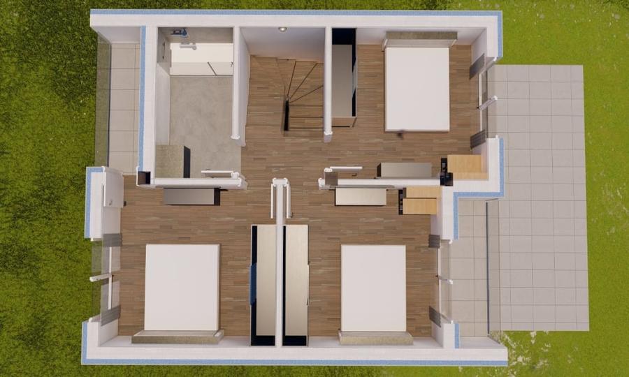 Duplex cu 3 camere cu Canalizare în Siderurgiștilor