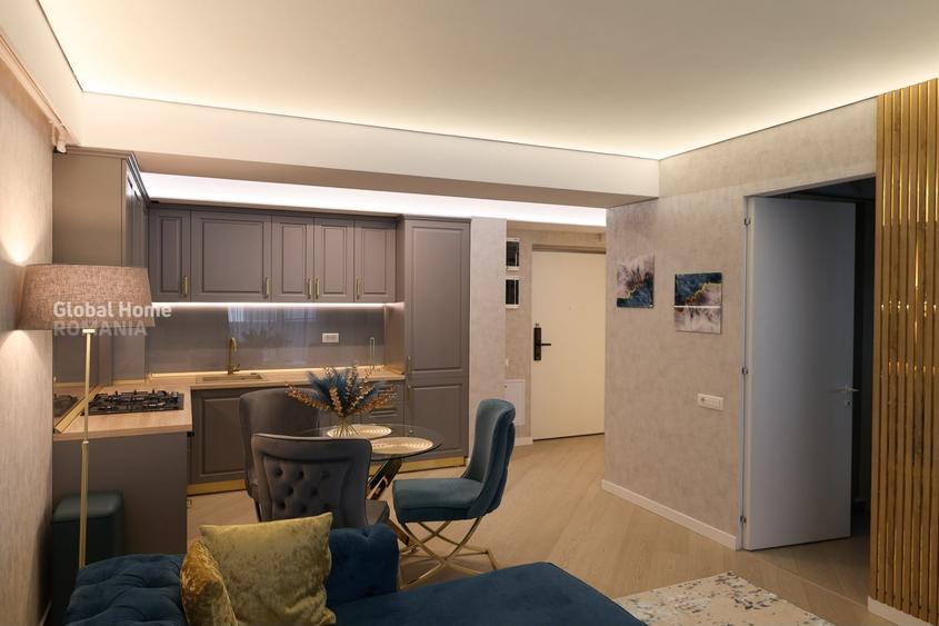 Apartament cu 2 camere semidecomandat, mobilat în Pipera