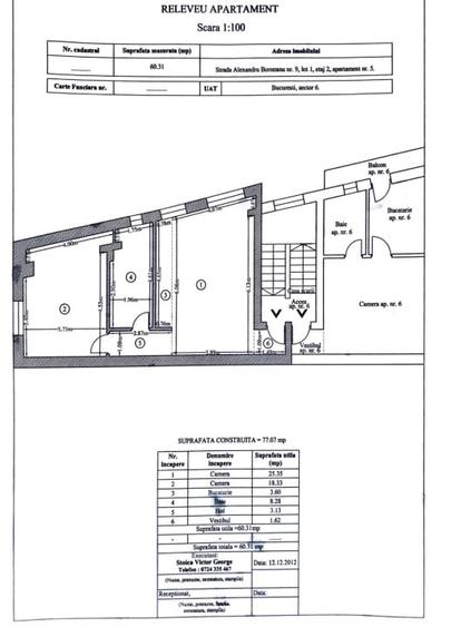 Apartament cu 2 camere semidecomandat, mobilat în Grozăvești
