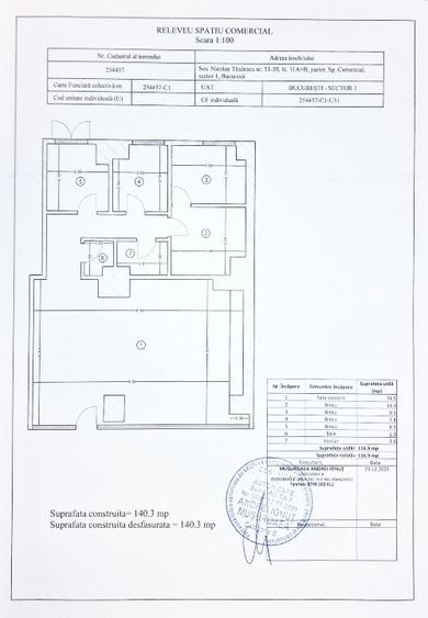 Spațiu comercial, de 117 mp, în Banu Manta