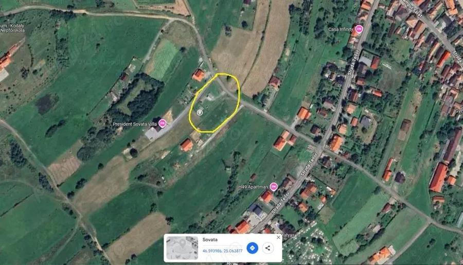 Teren de 1000 mp, în Central