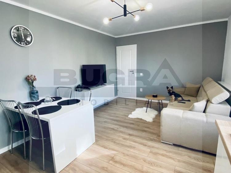 Apartament cu 3 camere semidecomandat în Mărăști