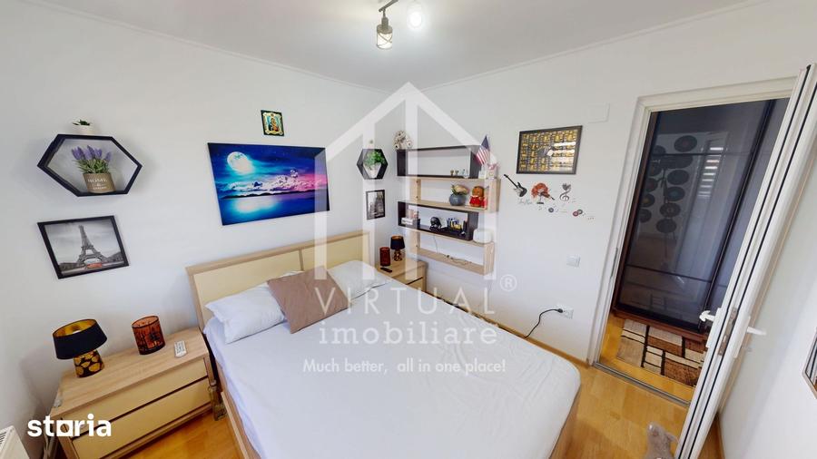 Apartament 2 camere - 41 mp utili + balcon, mobilat si utilat - 9