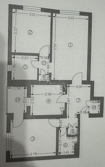 Apartament cu 3 camere decomandat, mobilat în Dristor