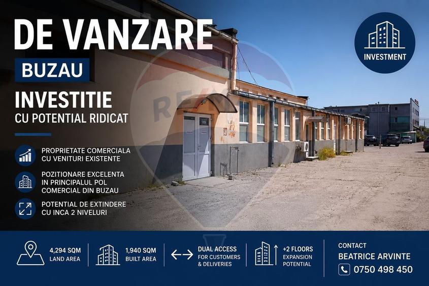 Spațiu comercial, de 1,900 mp, în Unirii Nord