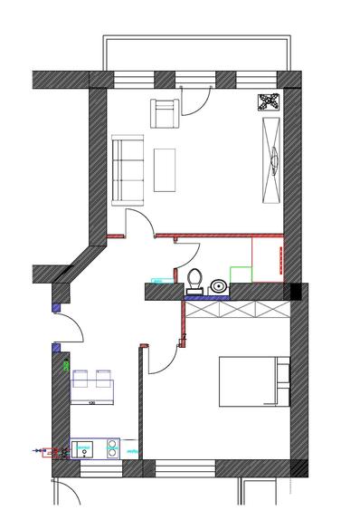 Apartament cu 2 camere decomandat, mobilat în Ultracentral