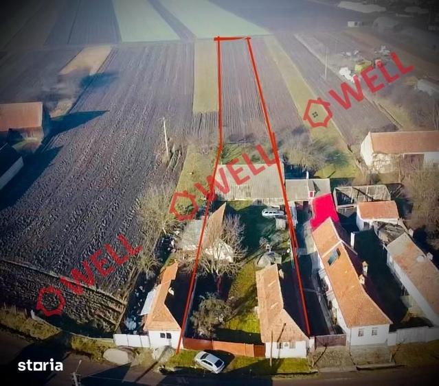 Casă cu 2 camere cu Teren 3068 Mp în Aita Mare