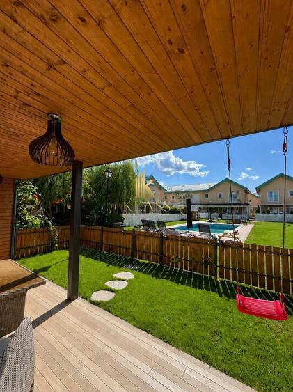 Casă individuală cu 3 camere cu Piscina în Ștefăneștii de Jos