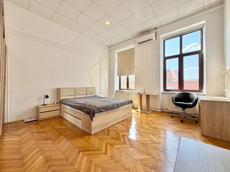 Apartament cu 2 camere semidecomandat, mobilat în Central