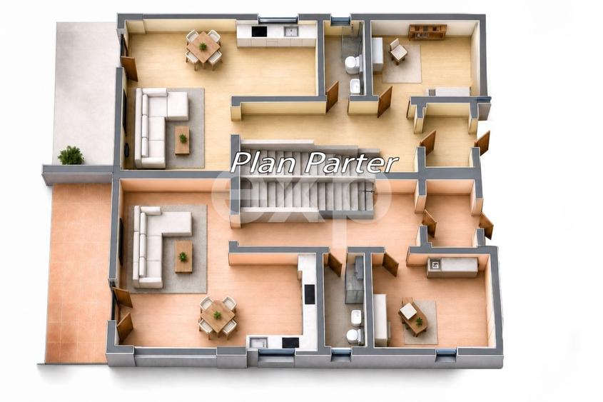 Duplex cu 5 camere cu Teren 300 Mp în Giroc