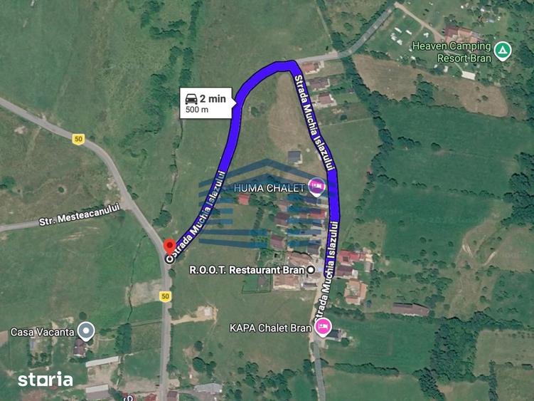 Casă cu 4 camere cu Teren 800 Mp în Bran