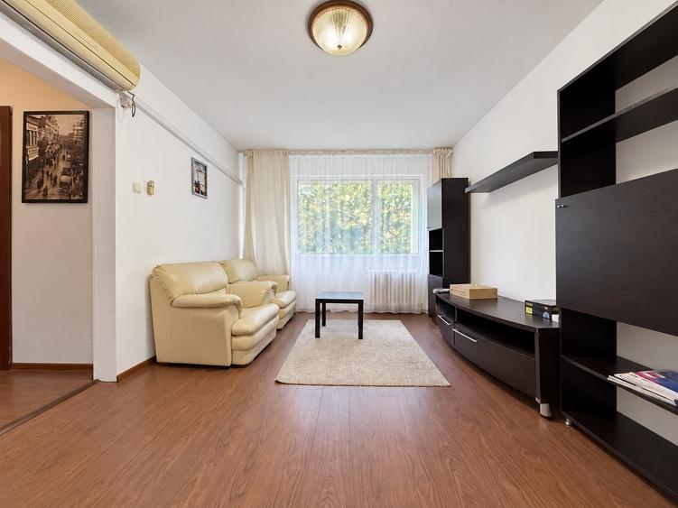 Apartament cu 2 camere semidecomandat, mobilat în Iancului