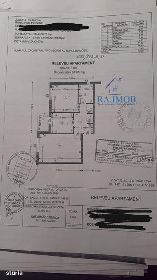 Apartament cu 2 camere decomandat în Malu Roșu
