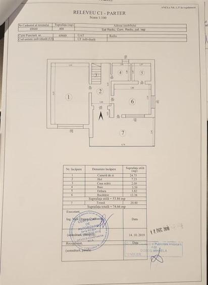 Casă cu 4 camere cu Teren 300 Mp în Breazu