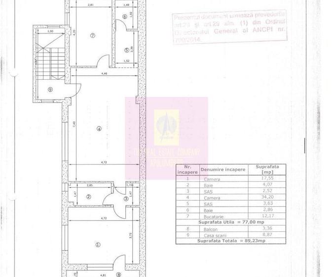 Apartament cu 3 camere decomandat, mobilat în Floreasca