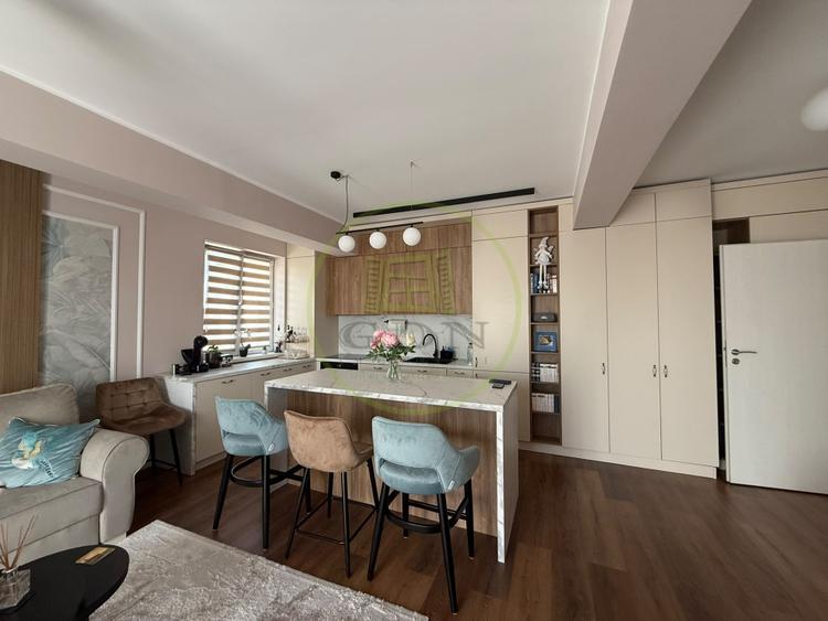 Apartament cu 2 camere, mobilat în Romanești