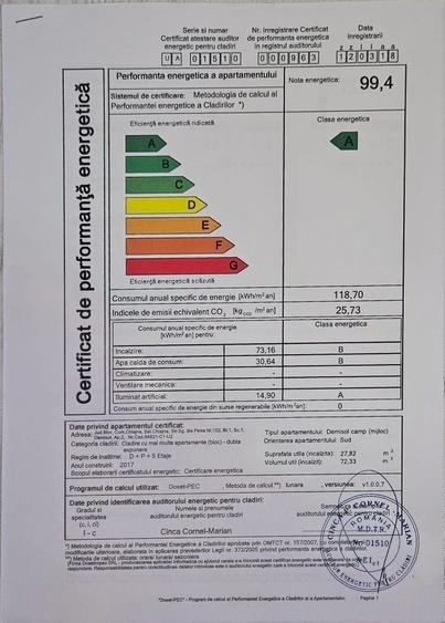 Garsonieră decomandată în Chiajna