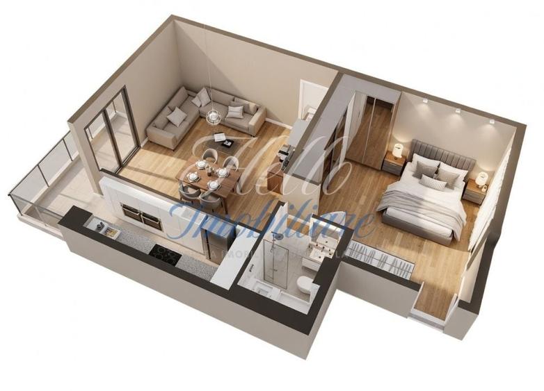 OPORTUNITATE! Ansamblu NZEB! 2 Camere si terasa, Dambul-Rotund - 2